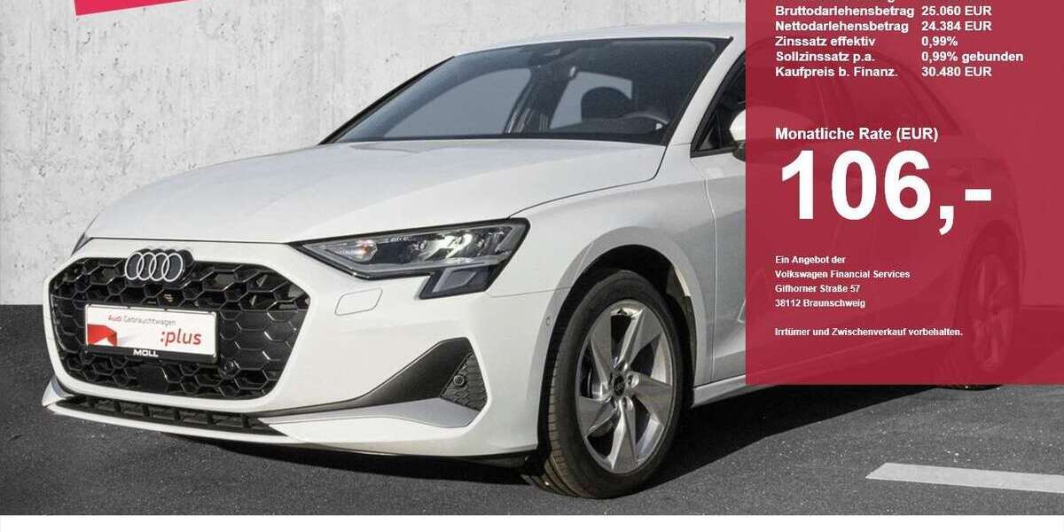 Audi A3 25.390 km 30.480 &euro; Düsseldorf 40549