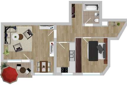 Wohnung Schwelm - 2 Zimmer, 58 m&sup2;, 119.000&euro; | Angebot:26297165