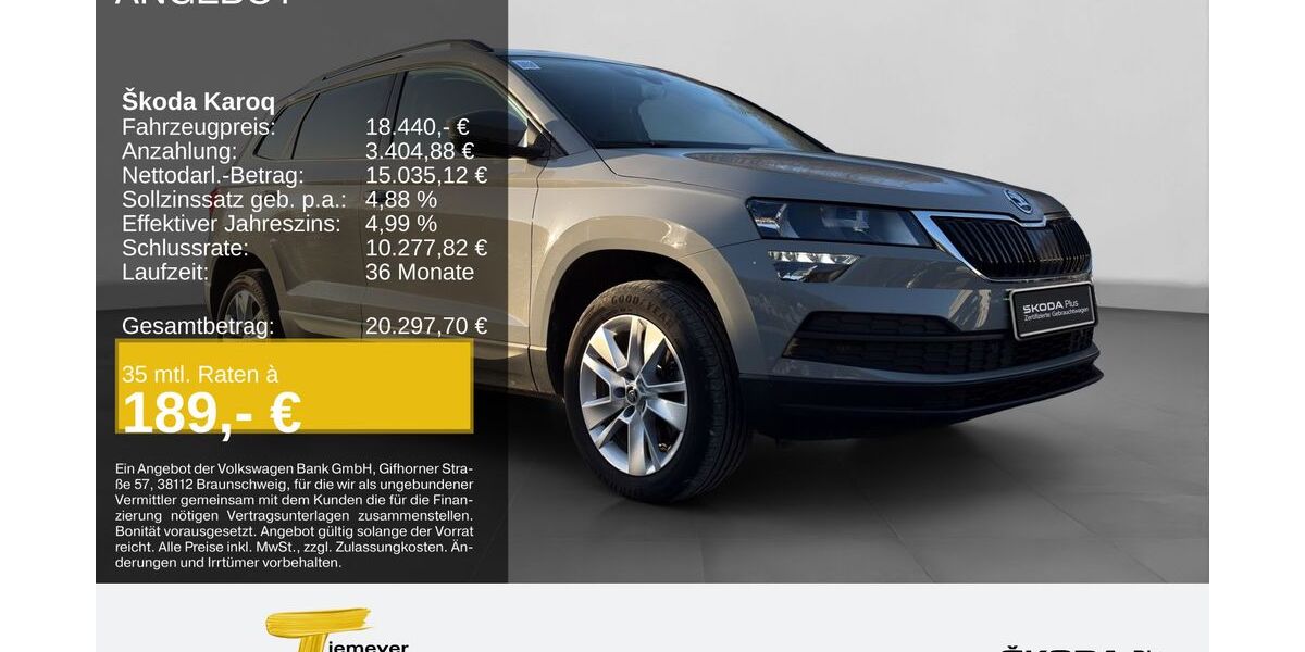 Skoda Karoq 104.548 km 18.150 &euro; Remscheid 42857