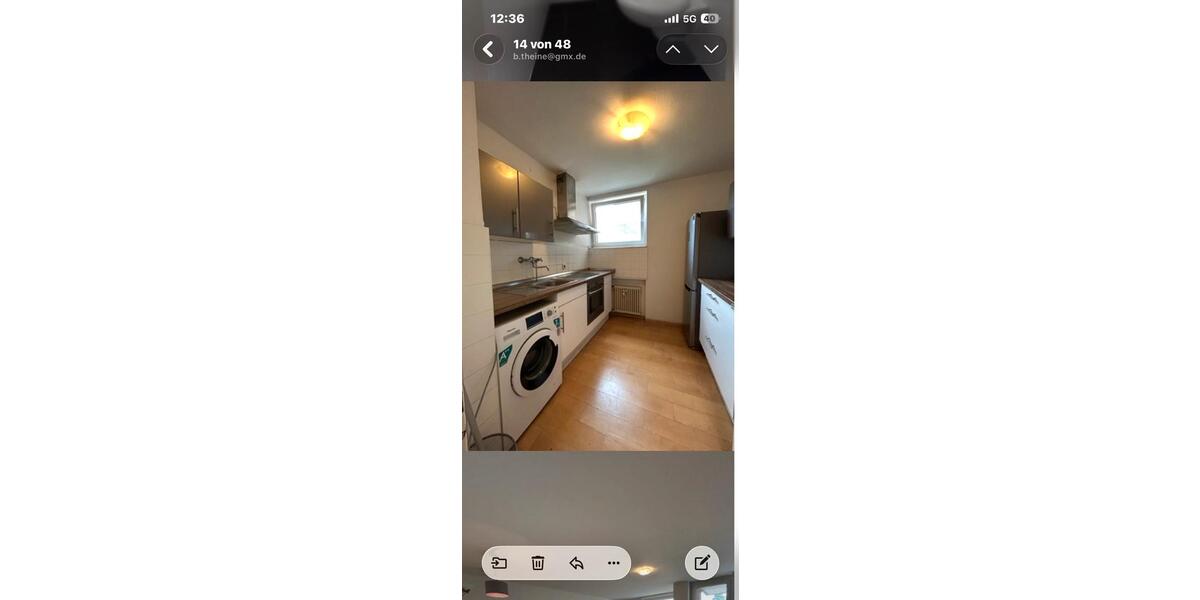 Etagenwohnung Düsseldorf Heerdt - 2 Zimmer, 76 m&sup2;, 1.550&euro; | Angebot:26038699