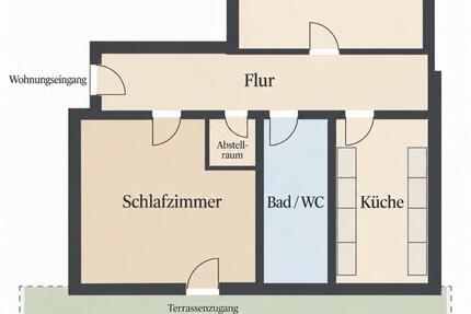 Wohnung Düsseldorf Stadtbezirk 2 - 2 Zimmer, 65 m&sup2;, 860&euro; | Angebot:27546720