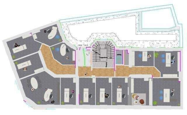 Gewerbeobjekt Düsseldorf Stadtmitte - 1 Zimmer, 230 m&sup2;, 3.105&euro; | Angebot:26107070