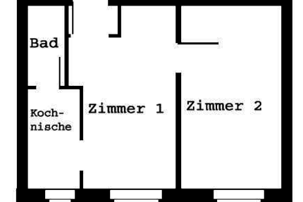 Wohnung Düsseldorf Unterbilk - 2 Zimmer, 40 m&sup2;, 475&euro; | Angebot:26827768