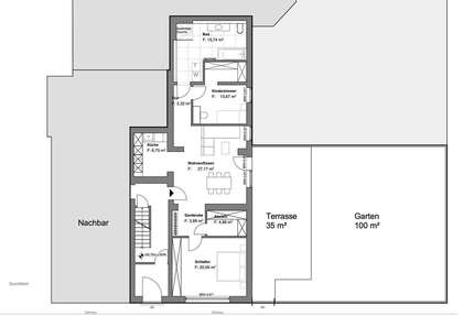 Wohnung Köln Porz - 3 Zimmer, 112 m&sup2;, 1.680&euro; | Angebot:26274998