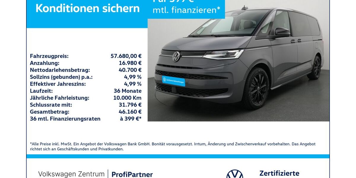 VW T7 Multivan 1.001 km 56.980 &euro; Leverkusen 51379