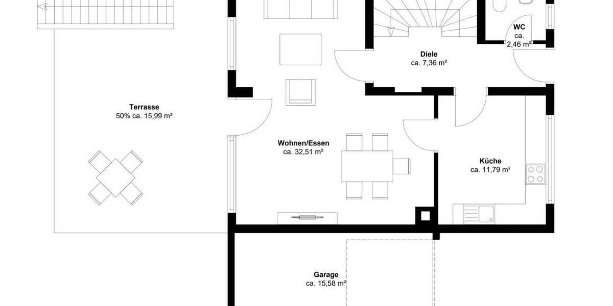 Reihenendhaus Bergisch Gladbach Schildgen - 6 Zimmer, 133 m&sup2;, 525.000&euro; | Angebot:26245299