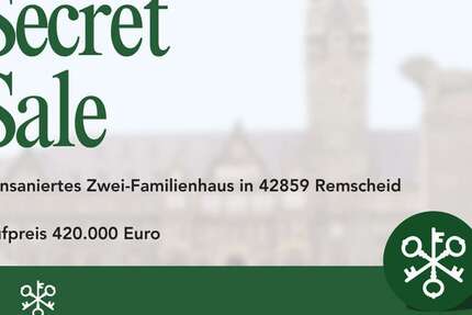 Haus Remscheid Remscheid-Süd - 6 Zimmer, 150 m&sup2;, 420.000&euro; | Angebot:25900431