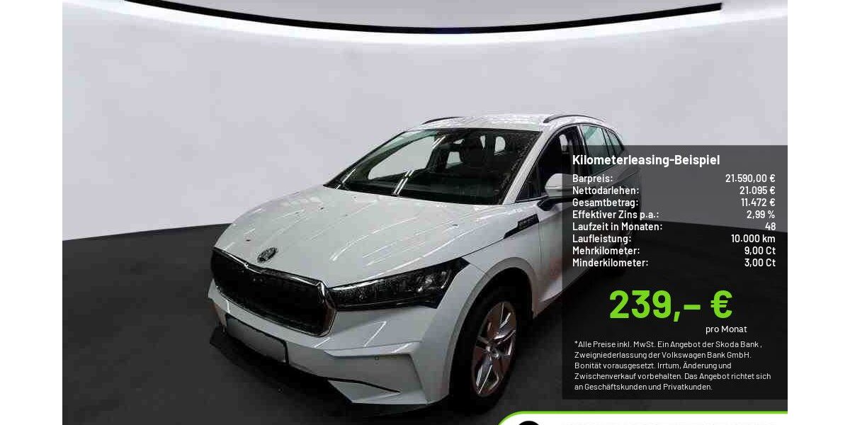 Skoda Enyaq 15.384 km 21.590 &euro; Pulheim-Brauweiler 50259