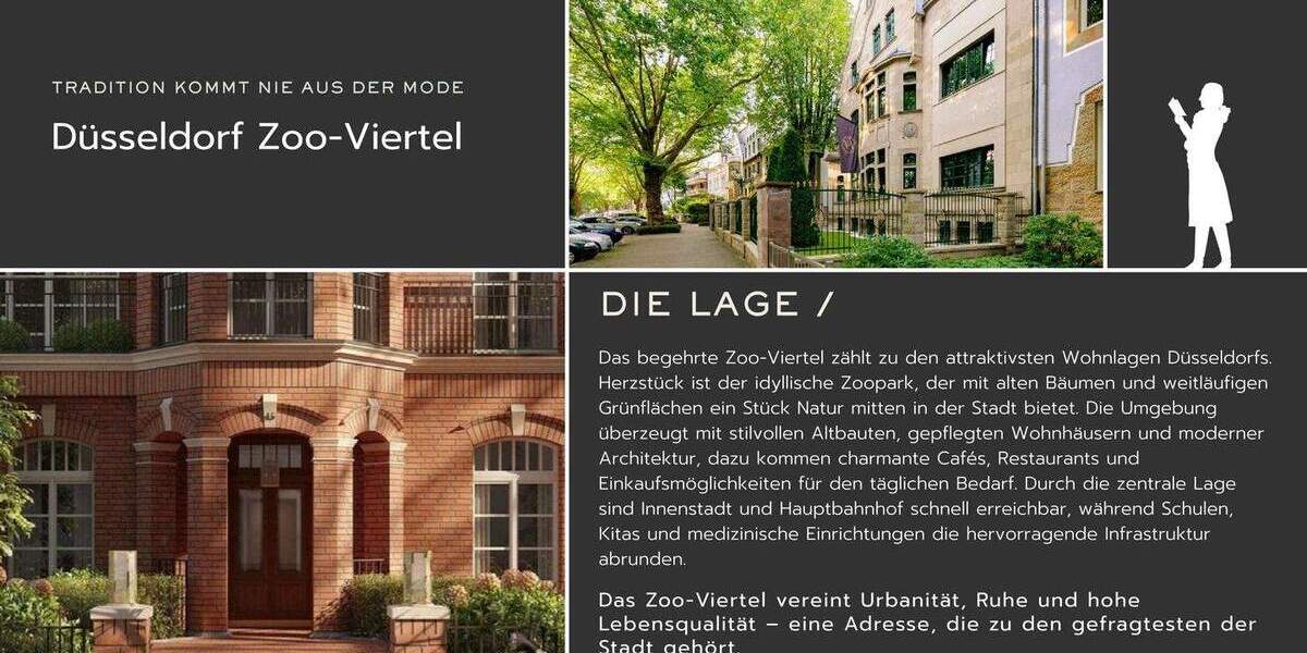 Etagenwohnung Düsseldorf Düsseltal - 2 Zimmer, 47 m&sup2;, 199.000&euro; | Angebot:25774674
