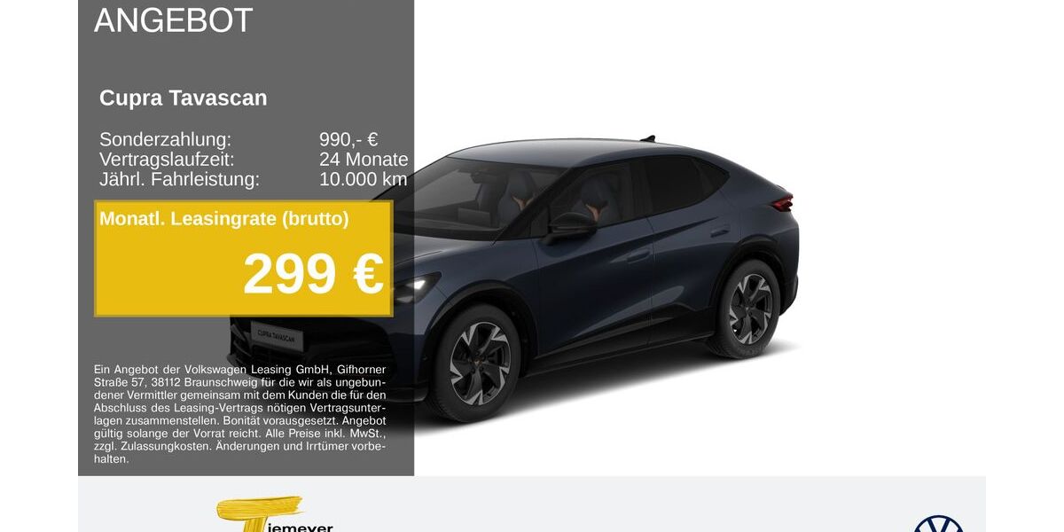 Cupra Tavascan 6.209 km 41.110 &euro; Remscheid 42897