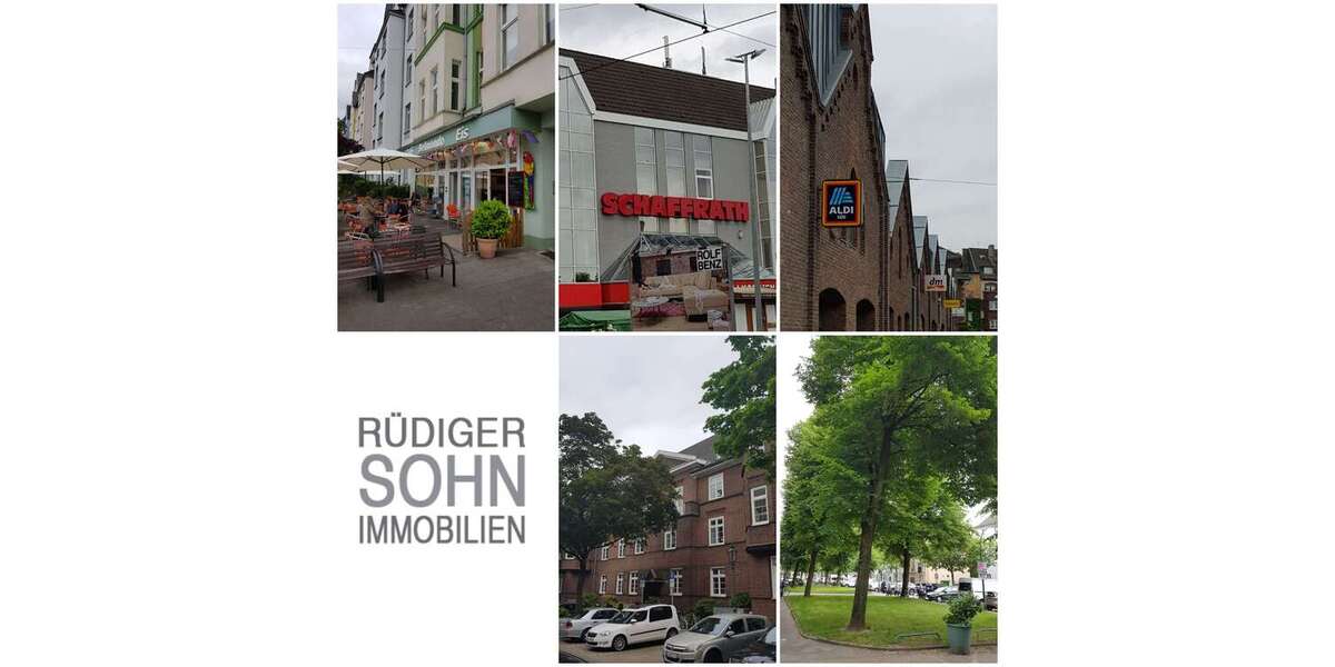 Etagenwohnung Düsseldorf Flingern Süd - 2 Zimmer, 58 m&sup2;, 633&euro; | Angebot:26829502