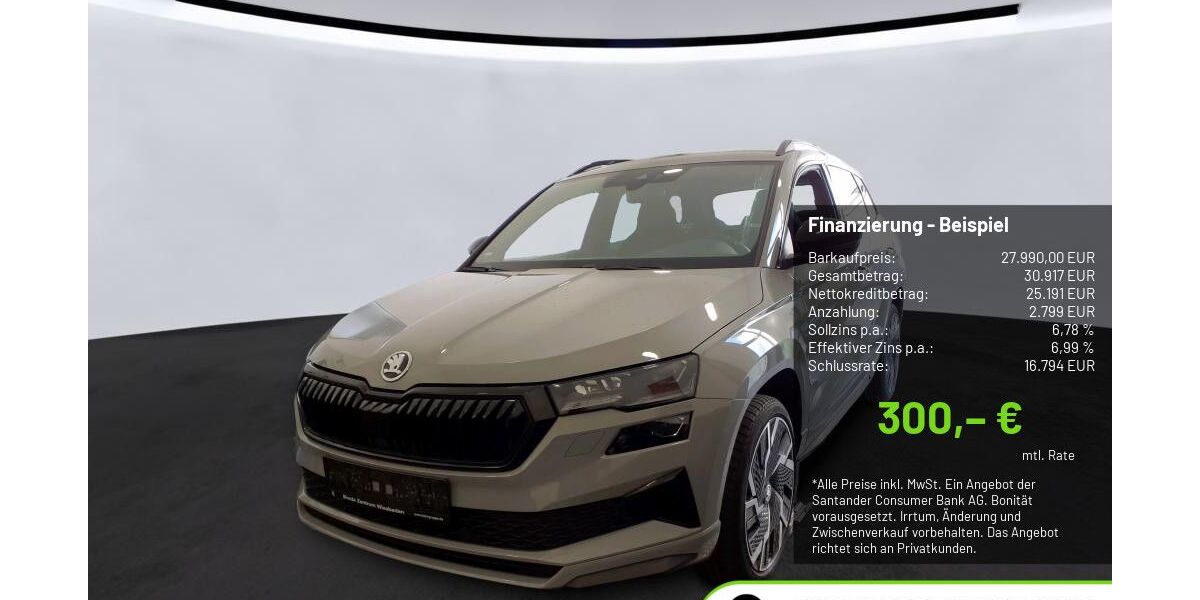 Skoda Karoq 30.548 km 27.990 &euro; Pulheim-Brauweiler 50259