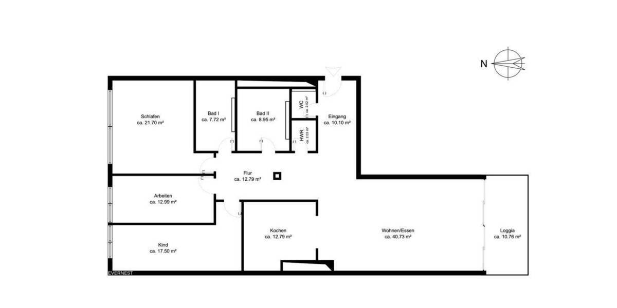 Etagenwohnung Köln Neustadt-Süd - 4 Zimmer, 155 m&sup2;, 1.498.000&euro; | Angebot:26155228