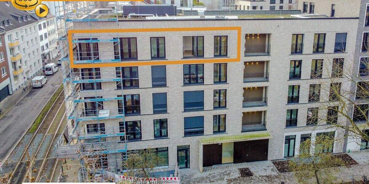 Etagenwohnung Düsseldorf Unterbilk - 2 Zimmer, 49 m&sup2;, 499.000&euro; | Angebot:25683279