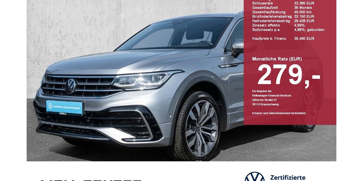 VW Tiguan Allspace 83.824 km 34.970 &euro; Düsseldorf 40474