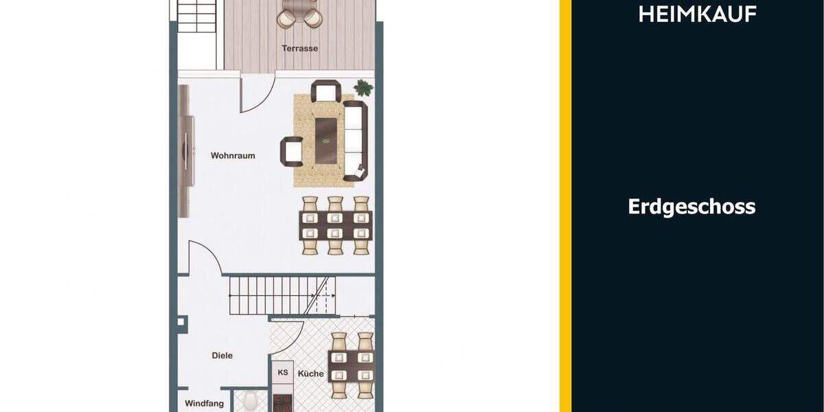 Reihenendhaus Frechen Königsdorf - 4 Zimmer, 92 m&sup2;, 429.000&euro; | Angebot:25701202