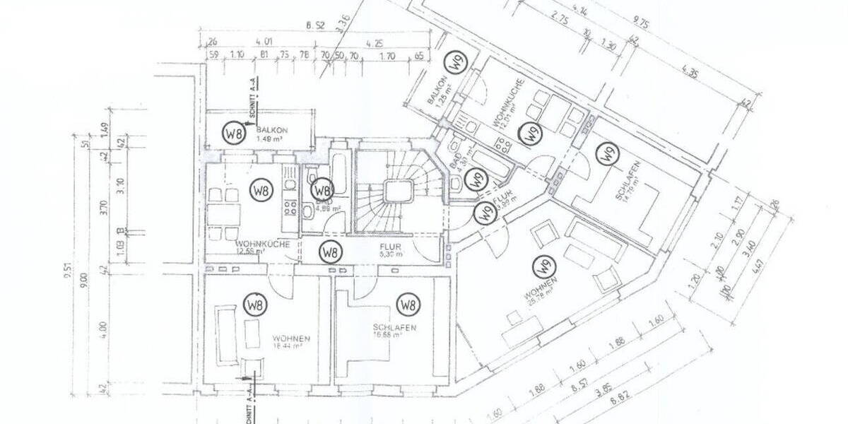 Etagenwohnung Düsseldorf Flingern Nord - 2 Zimmer, 61 m&sup2;, 363.000&euro; | Angebot:26306297