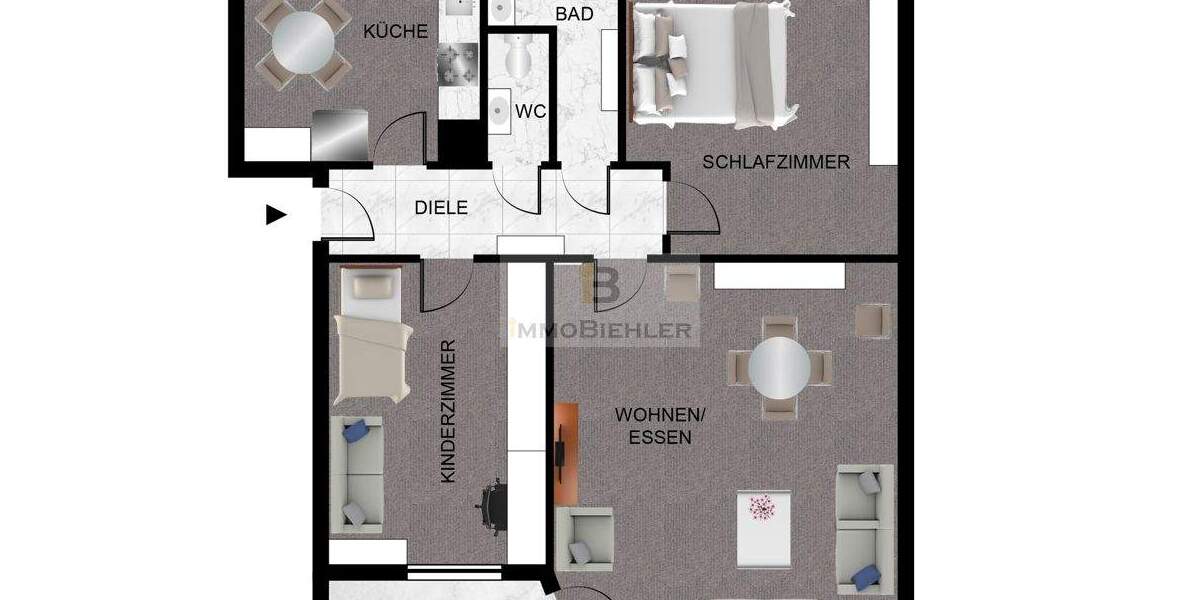 Etagenwohnung Köln Lindenthal - 3 Zimmer, 81 m&sup2;, 669.000&euro; | Angebot:25727706