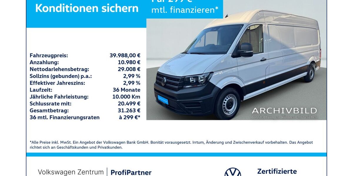 VW Crafter 27.268 km 39.988 &euro; Leverkusen 51379
