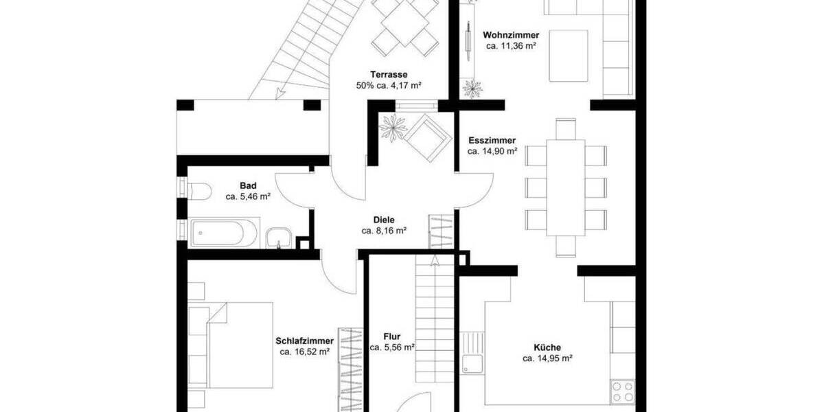 Einfamilienhaus Bergisch Gladbach Schildgen - 4 Zimmer, 132 m&sup2;, 549.000&euro; | Angebot:25687079
