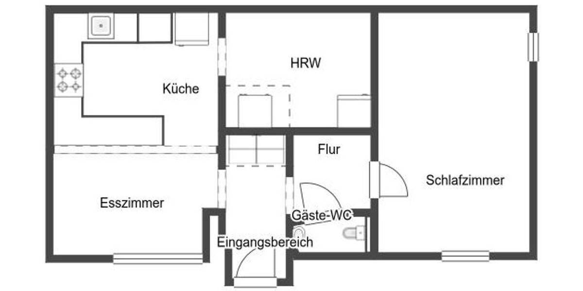 Einfamilienhaus Solingen Ohligs-Aufderhöhe - 2 Zimmer, 108.000&euro; | Angebot:25715086
