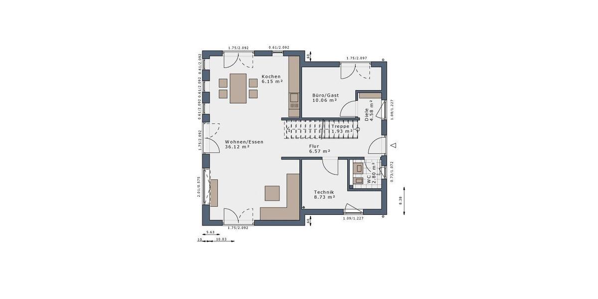 Einfamilienhaus Leichlingen (Rheinland) - 5 Zimmer, 140 m&sup2;, 2.200&euro; | Angebot:24629824