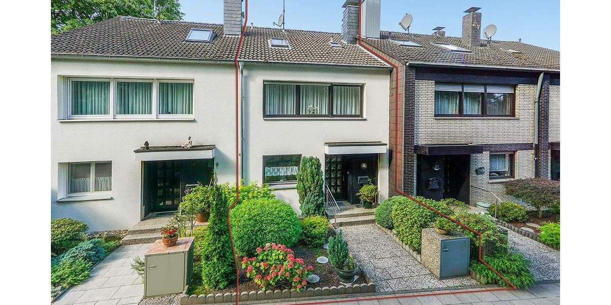Reihenmittelhaus Düsseldorf Hubbelrath - 5 Zimmer, 124 m&sup2;, 549.000&euro; | Angebot:25744332