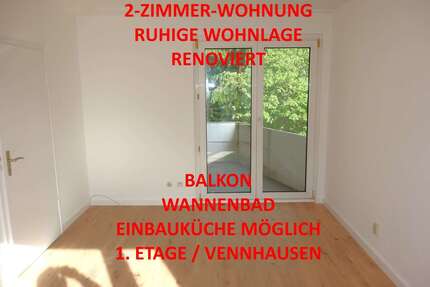 Wohnung Düsseldorf Vennhausen - 2 Zimmer, 46 m&sup2;, 490&euro; | Angebot:26252564