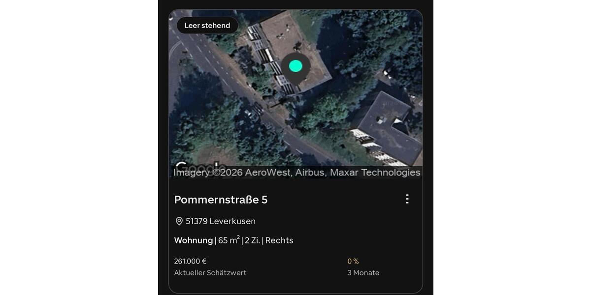 Einfamilienhaus Leverkusen Opladen - 2 Zimmer, 65 m&sup2;, 269.000&euro; | Angebot:26060132