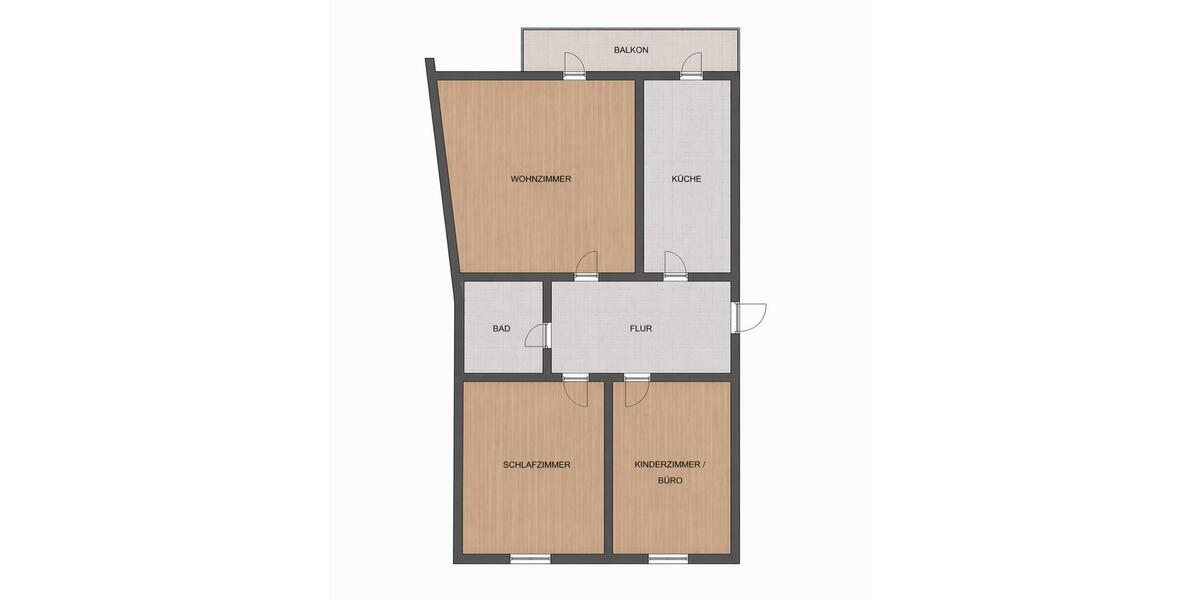 Hochparterre Köln Innenstadt - 3 Zimmer, 90 m&sup2;, 417.000&euro; | Angebot:26256476