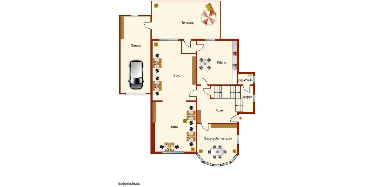 Repräsentative Büroräume in stilvoller Stadtvilla! - Gewerbeobjekt Wülfrath Nord | Angebot:24152741