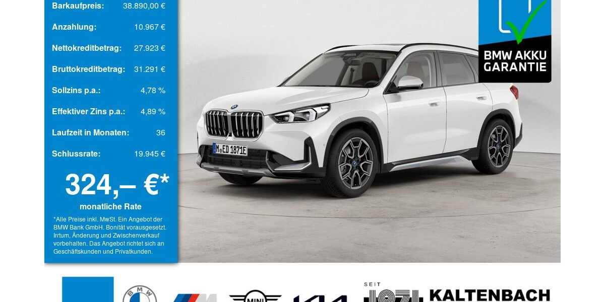 BMW iX1 12.887 km 38.890 &euro; Remscheid 42897