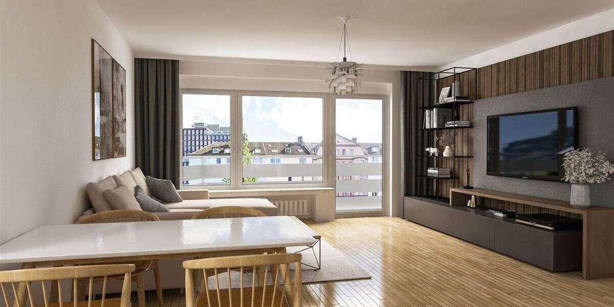Etagenwohnung Düsseldorf Stadtbezirk 5 - 3 Zimmer, 74 m&sup2;, 370.000&euro; | Angebot:26176167