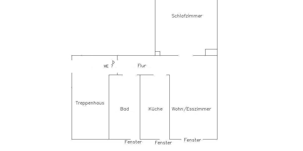 Etagenwohnung Wuppertal Barmen - 2 Zimmer, 52 m&sup2;, 500&euro; | Angebot:26107541