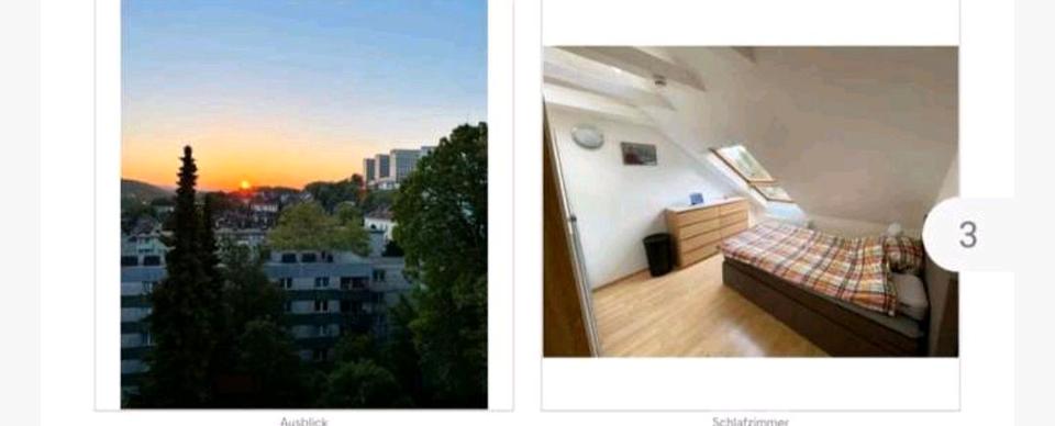 Dachgeschoßwohnung Wuppertal Gemarkung Elberfeld - 2 Zimmer, 58 m&sup2;, 1.000&euro; | Angebot:21202114