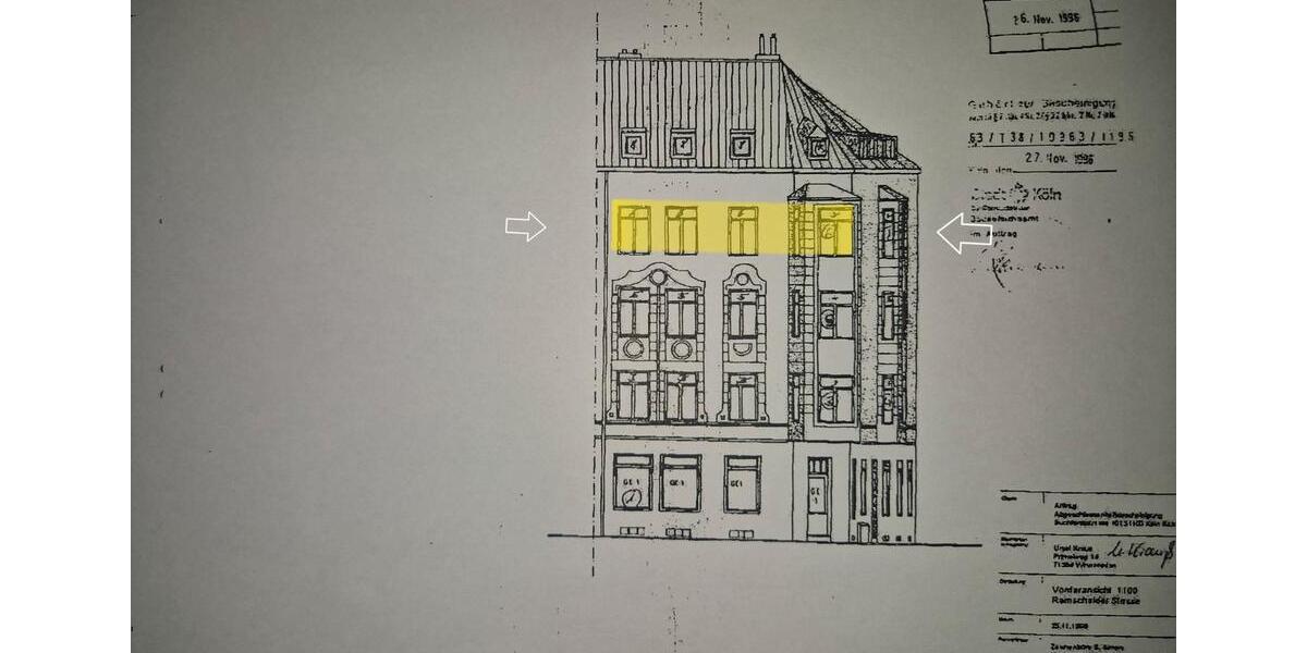 Etagenwohnung Köln Kalk - 3 Zimmer, 58 m&sup2;, 205.000&euro; | Angebot:27006887