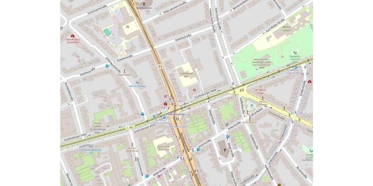 Etagenwohnung Düsseldorf Düsseltal - 2 Zimmer, 59 m&sup2;, 249.810&euro; | Angebot:26289363