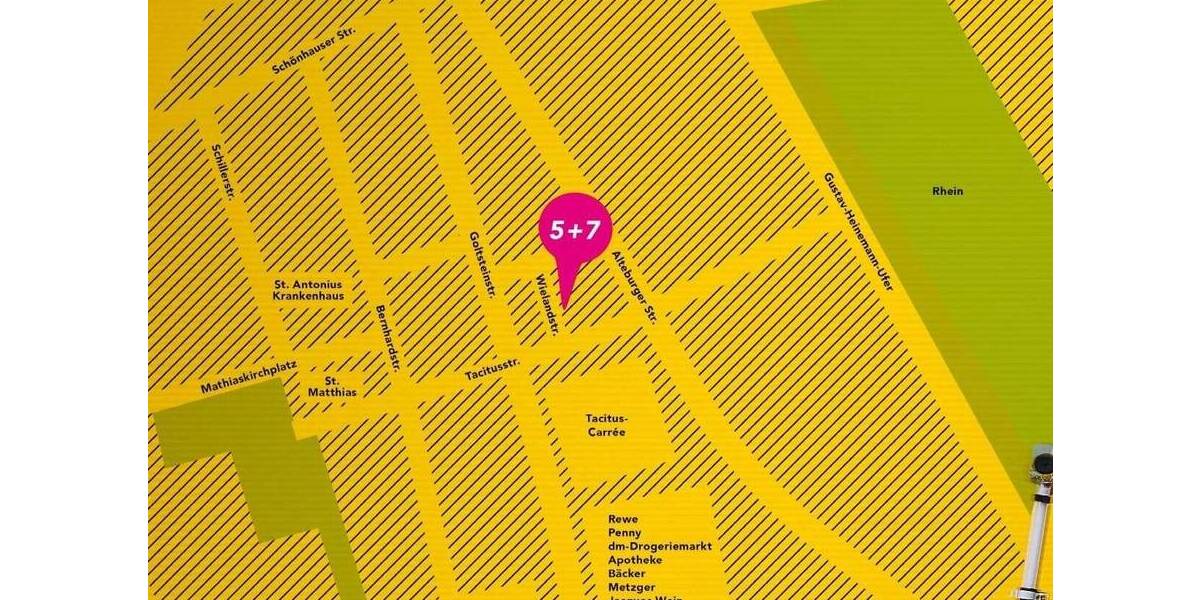 Etagenwohnung Köln Bayenthal - 2 Zimmer, 48 m&sup2;, 349.000&euro; | Angebot:25667822