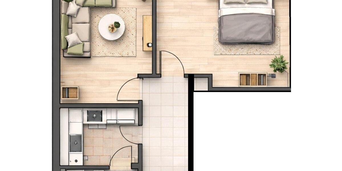 Etagenwohnung Köln Mülheim - 3 Zimmer, 57 m&sup2;, 200.000&euro; | Angebot:26211998