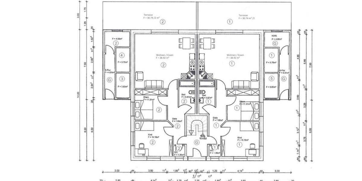 Erdgeschoßwohnung Pulheim - 3 Zimmer, 95 m&sup2;, 450.000&euro; | Angebot:25931605