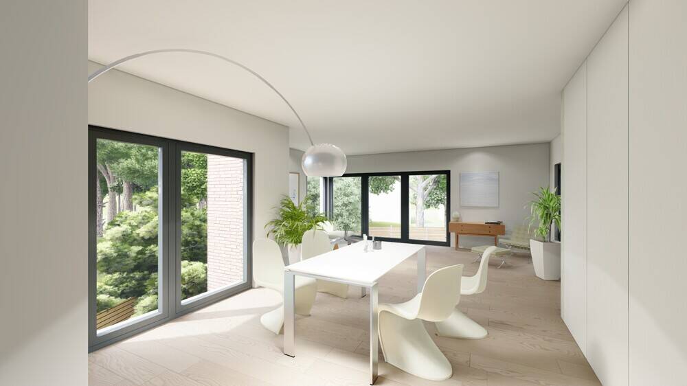 Architektenvilla am Waldrand - Bauhausbungalow mit Dachterrasse, Doppelgarage und exklusiver Privatsphäre - Villa Bensberg Bensberg | Angebot:26086695