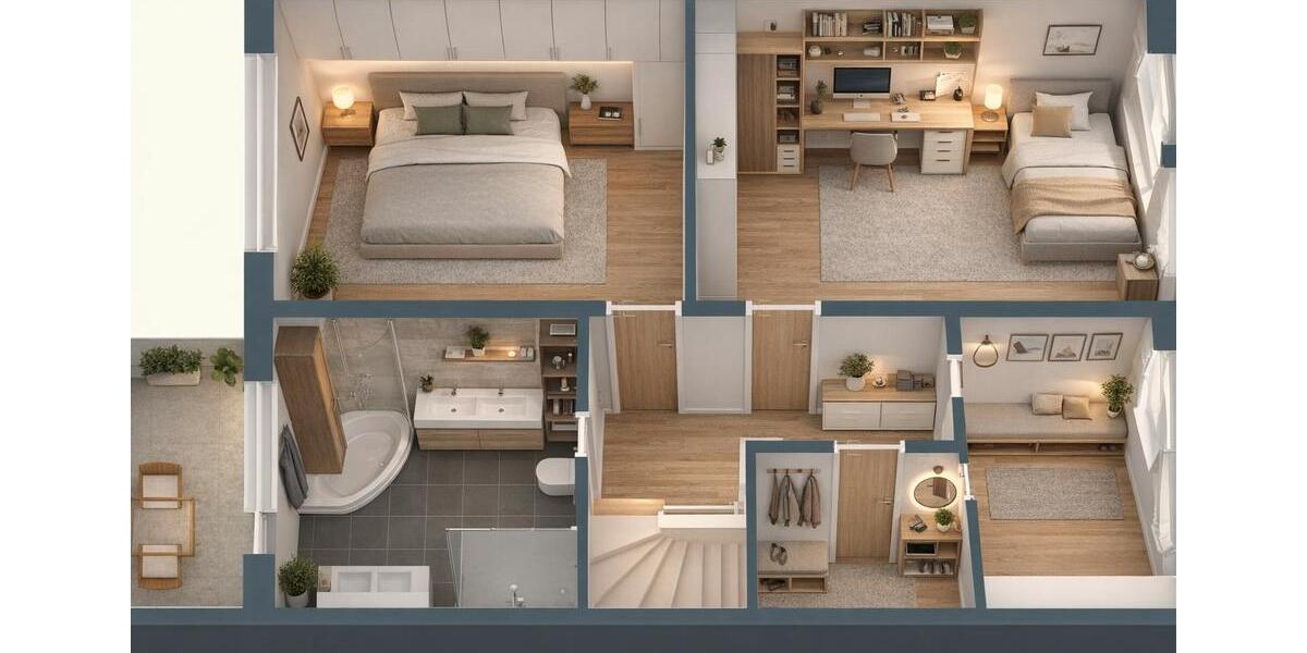 Reihenhaus Neuss Augustinusviertel - 6 Zimmer, 147 m&sup2;, 498.000&euro; | Angebot:26200572