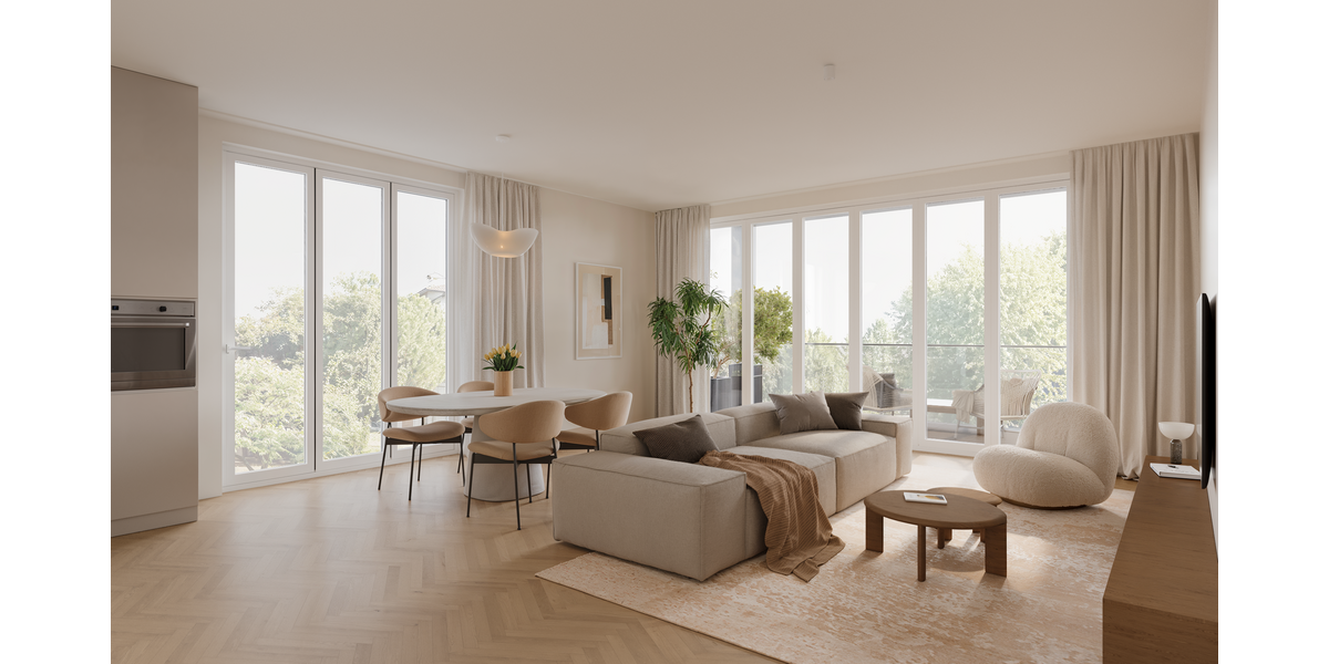 Etagenwohnung Meerbusch Necklenbroich - 4 Zimmer, 121 m&sup2;, 849.000&euro; | Angebot:25152880