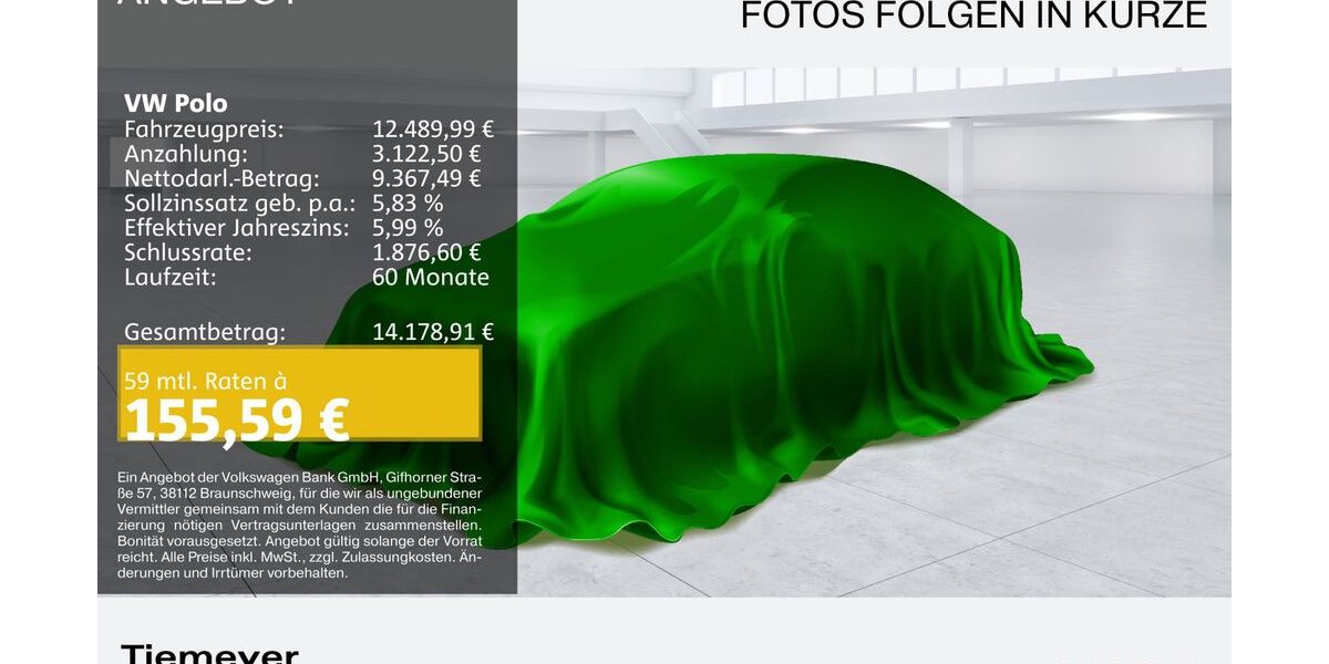 VW Polo 39.186 km 12.490 &euro; Remscheid 42857