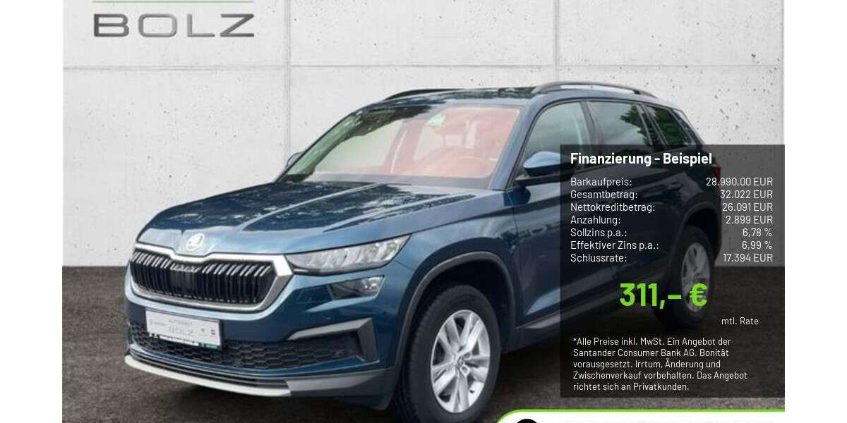 Skoda Kodiaq 62.222 km 28.990 &euro; Pulheim 50259
