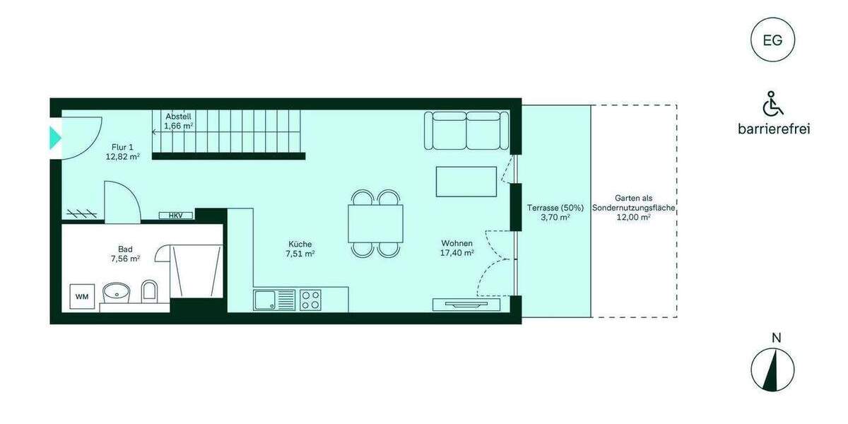 Etagenwohnung Düsseldorf Benrath - 4 Zimmer, 105 m&sup2;, 629.900&euro; | Angebot:25938908
