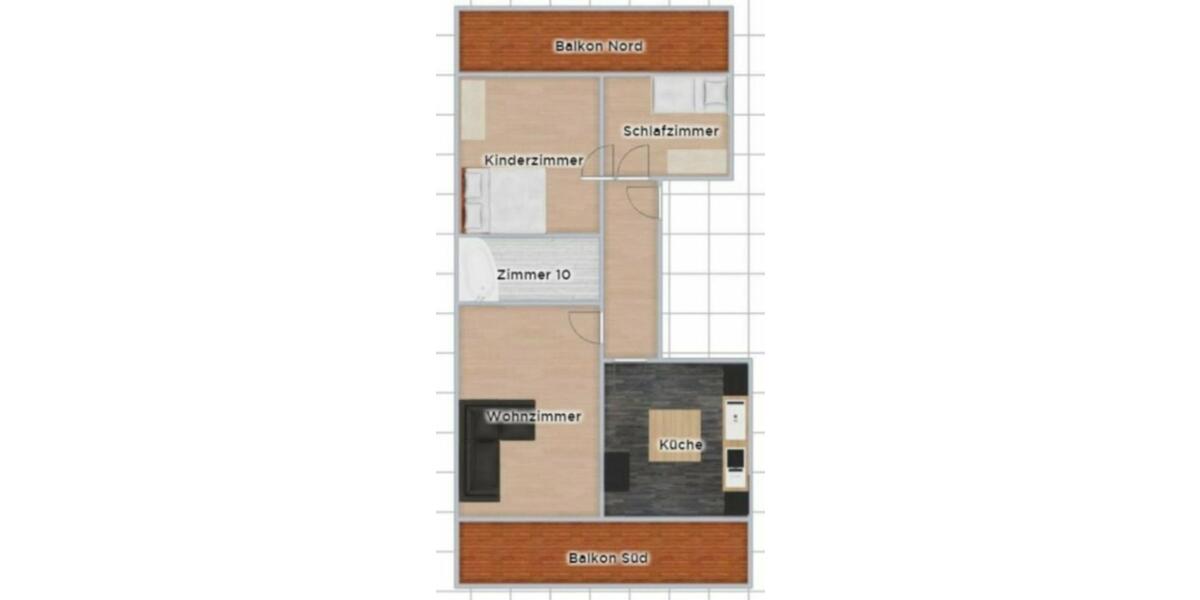 Etagenwohnung Velbert Langenberg - 3 Zimmer, 72 m&sup2;, 750&euro; | Angebot:25221200