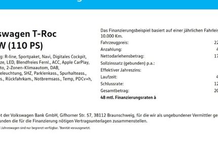 VW T-Roc 46.266 km 22.190 &euro; Wuppertal 42109
