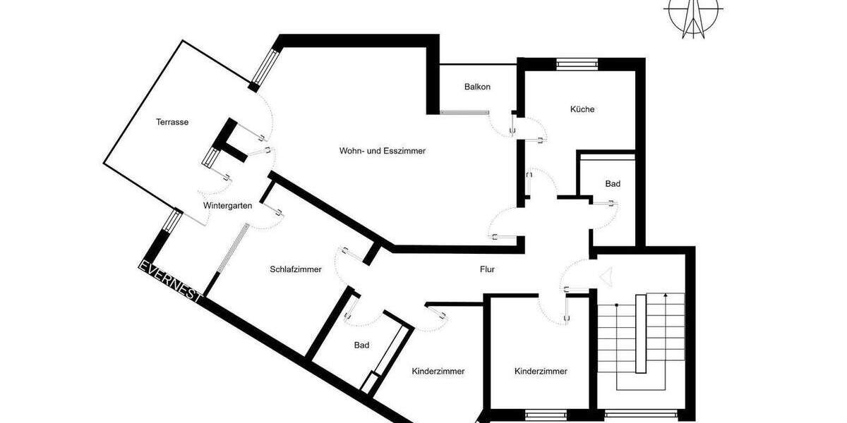 Etagenwohnung Düsseldorf Kaiserswerth - 4 Zimmer, 107 m&sup2;, 625.000&euro; | Angebot:25687128