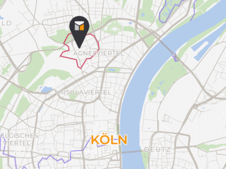 Etagenwohnung Köln Neustadt-Nord - 1 Zimmer, 25 m&sup2;, 600&euro; | Angebot:26160545